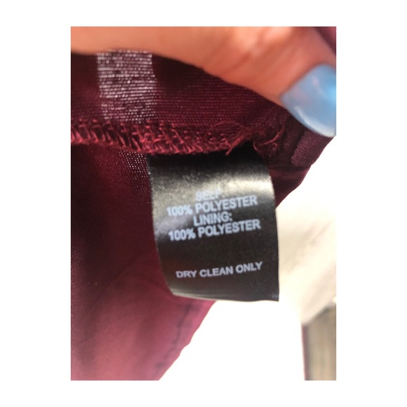 Lulus Maroon Prom Elegant Dress XS - Picture 4 of 6
